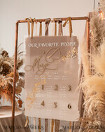TABLE PLANS AND WEDDING WELCOME SIGNS plexi gold / velvet Elegant Clear wedding Set acrylic Find your seat , Personalized Wedding Ombre Beige Table Plan, acrylic clear Tan transparent and Gold Modern clear transparent Seating Chart, 3d Elegant Find Your Seat - Seating Plan , Golden Luxury Wedding Table Plan, Wedding Decoration with golden letters - Golden Reception Signage - Custom Tan Ceremony Sign31