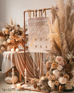 TABLE PLANS AND WEDDING WELCOME SIGNS plexi gold / velvet Elegant Clear wedding Set acrylic Find your seat , Personalized Wedding Ombre Beige Table Plan, acrylic clear Tan transparent and Gold Modern clear transparent Seating Chart, 3d Elegant Find Your Seat - Seating Plan , Golden Luxury Wedding Table Plan, Wedding Decoration with golden letters - Golden Reception Signage - Custom Tan Ceremony Sign31
