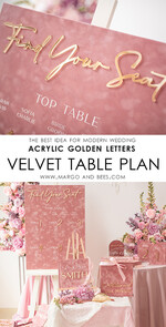 TABLE PLANS AND WEDDING WELCOME SIGNS plexi gold / velvet blush pink velvet and Gold Modern velvet Seating Chart, 3d Elegant Find Your Seat - Seating Plan , Luxury Wedding Table Plan, Wedding Decoration with golden letters - Golden Reception Signage - Custom Ceremony Sign11