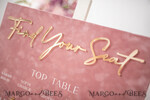 TABLE PLANS AND WEDDING WELCOME SIGNS plexi gold / velvet blush pink velvet and Gold Modern velvet Seating Chart, 3d Elegant Find Your Seat - Seating Plan , Luxury Wedding Table Plan, Wedding Decoration with golden letters - Golden Reception Signage - Custom Ceremony Sign11