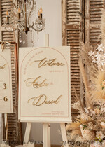 TISCHPLÄNE UND WILLKOMMENSCHILDER FÜR HOCHZEITEN Plexi Gold / Samt Arch Velvet Hochzeits Willkommen-Schild, goldene Hochzeitsdekoration, personalisiertes Hochzeitsschild, elegantes Willkommen-Hochzeitsbrett46
