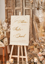 TISCHPLÄNE UND WILLKOMMENSCHILDER FÜR HOCHZEITEN Plexi Gold / Samt Arch Velvet Hochzeits Willkommen-Schild, goldene Hochzeitsdekoration, personalisiertes Hochzeitsschild, elegantes Willkommen-Hochzeitsbrett46