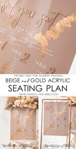 TABLE PLANS AND WEDDING WELCOME SIGNS plexi gold / velvet Elegant Clear wedding Set acrylic Find your seat , Personalized Wedding Beige Table Plan, acrylic clear Tan transparent and Gold Modern clear transparent Seating Chart, 3d Elegant Find Your Seat - Seating Plan , Golden Luxury Wedding Table Plan, Wedding Decoration with golden letters - Golden Reception Signage - Custom Tan Ceremony Sign16