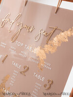 TABLE PLANS AND WEDDING WELCOME SIGNS plexi gold / velvet Elegant Clear wedding Set acrylic Find your seat , Personalized Wedding Beige Table Plan, acrylic clear Tan transparent and Gold Modern clear transparent Seating Chart, 3d Elegant Find Your Seat - Seating Plan , Golden Luxury Wedding Table Plan, Wedding Decoration with golden letters - Golden Reception Signage - Custom Tan Ceremony Sign16