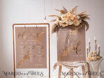 TABLE PLANS AND WEDDING WELCOME SIGNS plexi gold / velvet Elegant Clear wedding Set acrylic Find your seat , Personalized Wedding Beige Table Plan, acrylic clear Tan transparent and Gold Modern clear transparent Seating Chart, 3d Elegant Find Your Seat - Seating Plan , Golden Luxury Wedding Table Plan, Wedding Decoration with golden letters - Golden Reception Signage - Custom Tan Ceremony Sign16