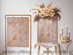 TABLE PLANS AND WEDDING WELCOME SIGNS plexi gold / velvet Elegant Clear wedding Set acrylic Find your seat , Personalized Wedding Beige Table Plan, acrylic clear Tan transparent and Gold Modern clear transparent Seating Chart, 3d Elegant Find Your Seat - Seating Plan , Golden Luxury Wedding Table Plan, Wedding Decoration with golden letters - Golden Reception Signage - Custom Tan Ceremony Sign16