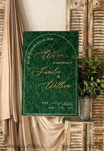 TABLE PLANS AND WEDDING WELCOME SIGNS plexi gold / velvet Luxury Velvet Green Wedding Welcome Sign, Golden Wedding Decor, Personalised Wedding Sign, Wedding Gift, Welcome Wedding Board, GV9