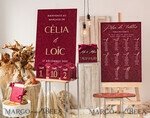 TABLE PLANS AND WEDDING WELCOME SIGNS plexi gold / velvet Burgundy Wedding Table Plan, Maroon velvet and Gold Modern Seating Chart, 3d Elegant Find Your Seat Seating Plan , Luxury Wedding Table Plan, Wedding Decoration with golden letters Marsala Golden Reception Signage Red Custom Ceremony Sign24