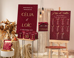 TABLE PLANS AND WEDDING WELCOME SIGNS plexi gold / velvet Burgundy Wedding Table Plan, Maroon velvet and Gold Modern Seating Chart, 3d Elegant Find Your Seat Seating Plan , Luxury Wedding Table Plan, Wedding Decoration with golden letters Marsala Golden Reception Signage Red Custom Ceremony Sign24
