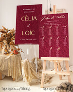 TABLE PLANS AND WEDDING WELCOME SIGNS plexi gold / velvet Burgundy Wedding Table Plan, Maroon velvet and Gold Modern Seating Chart, 3d Elegant Find Your Seat Seating Plan , Luxury Wedding Table Plan, Wedding Decoration with golden letters Marsala Golden Reception Signage Red Custom Ceremony Sign24