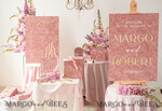 TABLE PLANS AND WEDDING WELCOME SIGNS plexi gold / velvet Luxury Velvet blush pink Wedding Welcome Sign, Golden Wedding Decor, Personalised Wedding Sign, Wedding Gift, Welcome Wedding Board BpPXSet11
