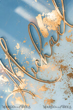 TABLE PLANS AND WEDDING WELCOME SIGNS plexi gold / velvet Acrylic dusty blue & Gold Wedding Welcome Sign, Painted Acrylic & gold Wedding Welcome Sign, Royal Blue Ombre Gold Plexi Wedding Welcome Sign,  Luxury Wedding Wedding Welcome Sign, Greece Beach Wedding Signage Golden mirror Wedding Welcome Sign8