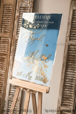 TABLE PLANS AND WEDDING WELCOME SIGNS plexi gold / velvet Acrylic dusty blue & Gold Wedding Welcome Sign, Painted Acrylic & gold Wedding Welcome Sign, Royal Blue Ombre Gold Plexi Wedding Welcome Sign,  Luxury Wedding Wedding Welcome Sign, Greece Beach Wedding Signage Golden mirror Wedding Welcome Sign8