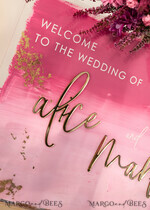 TABLE PLANS AND WEDDING WELCOME SIGNS plexi gold / velvet Acrylic Mauve Ombre Wedding Welcome Sign Painted Acrylic gold Wedding Welcome Sign, Dusty Rose Gold Plexi Wedding Welcome Sign, Plum Fall Luxury Wedding Wedding Welcome Sign , Blush Pink Wedding Signage Golden mirror Wedding Welcome Sign15