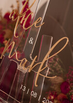 TABLE PLANS AND WEDDING WELCOME SIGNS plexi gold / velvet Luxury Clear and Gold Wedding Welcome Sign, Golden Wedding Decor, Personalised Wedding Sign, Wedding Board, Welcome Wedding Board 12