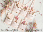 HOCHZEITSGESCHENKE Hochzeits-Sojawachstablette Danke Geschenk Sojdocht Wachstabletten mit Heidekraut, Boho Hochzeitsraumduft, Duftende Dankeschön Dekoration, Babyshower Geschenk, Rustikale Hochzeitsgeschenkideen.3