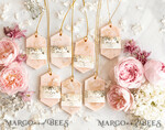 WEDDING FAVORS Wedding Soy Wax Tablet Personalised Wedding Favors, Wedding Soy Wax Favor gifts, bridal shower Soy Favor gift, Wardrobe Freshener wax Tablet gifts for guests3