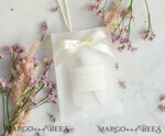 HOCHZEITSGESCHENKE Hochzeits-Sojawachstablette Danke Geschenkdose Sojawachstabletten mit Heideblumen, Boho Hochzeits-Lufterfrischer, Duftende Dankeschön-Dekoration, Babyshower-Geschenk, Hochzeitsgeschenkidee4