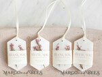 HOCHZEITSGESCHENKE Hochzeits-Sojawachstablette Danke Geschenkdose Sojawachstabletten mit Heideblumen, Boho Hochzeits-Lufterfrischer, Duftende Dankeschön-Dekoration, Babyshower-Geschenk, Hochzeitsgeschenkidee4
