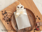 HOCHZEITSGESCHENKE Hochzeits-Sojawachstablette Danke Geschenkgutschein Soja Duftwachs Tablet Geschenke mit Kaffeebohnen, Boho Hochzeits-Lufterfrischer, Duftende Dankeschön Dekoration, Babyshower Geschenkgutschein, Hochzeitsgeschenk Idee4