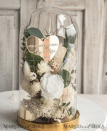 NEWLY WEDS COUPLE GIFTS Geldgeschenk zur Hochzeit  Geschenkschachtel für Geld Geldgeschenk zur Hochzeit mit Strauß aus Trockenblumen personalisiert13