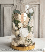 NEWLY WEDS COUPLE GIFTS Geldgeschenk zur Hochzeit  Geschenkschachtel für Geld Geldgeschenk zur Hochzeit mit Strauß aus Trockenblumen personalisiert13