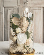 NEWLY WEDS COUPLE GIFTS Geldgeschenk zur Hochzeit  Geschenkschachtel für Geld Geldgeschenk zur Hochzeit mit Strauß aus Trockenblumen personalisiert13