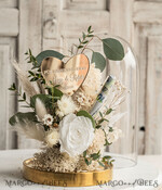 NEWLY WEDS COUPLE GIFTS Geldgeschenk zur Hochzeit  Geschenkschachtel für Geld Geldgeschenk zur Hochzeit mit Strauß aus Trockenblumen personalisiert13