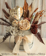 NEWLY WEDS COUPLE GIFTS Geldgeschenk zur Hochzeit  Geschenkschachtel für Geld Geldgeschenk zur Hochzeit mit Strauß aus Trockenblumen personalisiert8