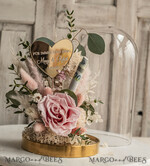 NEWLY WEDS COUPLE GIFTS Geldgeschenk zur Hochzeit  Geschenkschachtel für Geld Geldgeschenk zur Hochzeit mit Strauß aus Trockenblumen personalisiert17