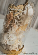 NEWLY WEDS COUPLE GIFTS Geldgeschenk zur Hochzeit  Geschenkschachtel für Geld Geldgeschenk zur Hochzeit mit Strauß aus Trockenblumen personalisiert15