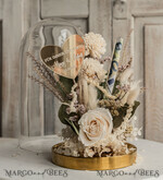 NEWLY WEDS COUPLE GIFTS Geldgeschenk zur Hochzeit  Geschenkschachtel für Geld Geldgeschenk zur Hochzeit mit Strauß aus Trockenblumen personalisiert15