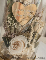 NEWLY WEDS COUPLE GIFTS Geldgeschenk zur Hochzeit  Geschenkschachtel für Geld Geldgeschenk zur Hochzeit mit Strauß aus Trockenblumen personalisiert15