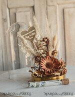 NEWLY WEDS COUPLE GIFTS Geldgeschenk zur Hochzeit  Geschenkschachtel für Geld Geldgeschenk zur Hochzeit mit Strauß aus Trockenblumen personalisiert10