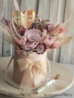 NEWLY WEDS COUPLE GIFTS Geldgeschenk zur Hochzeit  Geschenkschachtel für Geld Geldgeschenk zur Hochzeit mit Strauß aus Trockenblumen personalisiert9