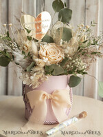 NEWLY WEDS COUPLE GIFTS Geldgeschenk zur Hochzeit  Geschenkschachtel für Geld Geldgeschenk zur Hochzeit mit Strauß aus Trockenblumen personalisiert10