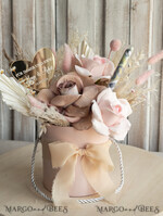 NEWLY WEDS COUPLE GIFTS Geldgeschenk zur Hochzeit  Geschenkschachtel für Geld Geldgeschenk zur Hochzeit mit Strauß aus Trockenblumen personalisiert10