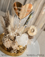FRISCH VERHEIRATETES PAAR GESCHENKE Geldgeschenk zur Hochzeit Geschenkschachtel für Geld Geschenke zur Hochzeit mit Strauß aus Trockenblumen personalisiert.30
