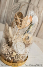 FRISCH VERHEIRATETES PAAR GESCHENKE Geldgeschenk zur Hochzeit Geschenkschachtel für Geld Geschenke zur Hochzeit mit Strauß aus Trockenblumen personalisiert.30