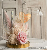 NEWLY WEDS COUPLE GIFTS Geldgeschenk zur Hochzeit  Geschenkschachtel für Geld Geldgeschenk zur Hochzeit mit Strauß aus Trockenblumen personalisiert25