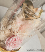 NEWLY WEDS COUPLE GIFTS Geldgeschenk zur Hochzeit  Geschenkschachtel für Geld Geldgeschenk zur Hochzeit mit Strauß aus Trockenblumen personalisiert25
