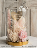 NEWLY WEDS COUPLE GIFTS Geldgeschenk zur Hochzeit  Geschenkschachtel für Geld Geldgeschenk zur Hochzeit mit Strauß aus Trockenblumen personalisiert25