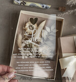 NEWLY WEDS COUPLE GIFTS Geldgeschenk zur Hochzeit  Geschenkschachtel für Geld Geldgeschenk zur Hochzeit mit Strauß aus Trockenblumen personalisiert19