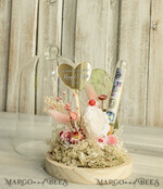 NEWLY WEDS COUPLE GIFTS Geldgeschenk zur Hochzeit  Geschenkschachtel für Geld Geldgeschenk zur Hochzeit mit Strauß aus Trockenblumen personalisiert3