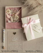NEWLY WEDS COUPLE GIFTS Geldgeschenk zur Hochzeit  Geschenkschachtel für Geld Geldgeschenk zur Hochzeit mit Strauß aus Trockenblumen personalisiert, Reagenzglas für Geld - gift box for money14