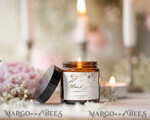 WEDDING FAVORS Wedding Candle Wedding Party Favors for Guests in bulk Soy Candle with gold labels, Wedding Bulk Favors - candles, Wedding Rustic Favors, Unique Favors Apothecary Candle, Thank You Favor gifts for guests2