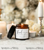WEDDING FAVORS Wedding Candle Wedding Party Favors for Guests in bulk Soy Candle with modern labels, Wedding Bulk Favors - candles, Wedding Rustic Favors, Unique Favors Apothecary Candle, Thank You Favor gifts for guests2