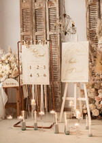 TISCHDEKORATIONSCHILDER   Samt Tischnummern und Dekoration Acryl-Halb-Bogen Samt Elfenbein Hochzeits-Tischnummern, Ecru Gold Schild, Gold Plexi Tischnummern, Luxus Beige Hochzeits Tischdekoration, Hochzeitsbeschilderung Goldener Spiegel Tischnummern14