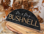 TABLE DECOR SIGNS Velvet table Numbers and Decor Black Terracotta Wedding Top Table Sign, Acrylic Arch Velvet Top Table sign, black Golden Top Table sign,  Gold Plexi Glass Top Table sign, Elegant Luxury Wedding Table Decor, Boho Glam Wedding Signage Golden mirror Top Table sign12