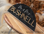 TABLE DECOR SIGNS Velvet table Numbers and Decor Black Terracotta Wedding Top Table Sign, Acrylic Arch Velvet Top Table sign, black Golden Top Table sign,  Gold Plexi Glass Top Table sign, Elegant Luxury Wedding Table Decor, Boho Glam Wedding Signage Golden mirror Top Table sign12